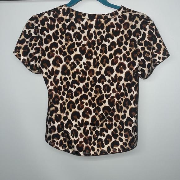 francecas Dee Elly Brand leopard print top - Picture 2 of 3